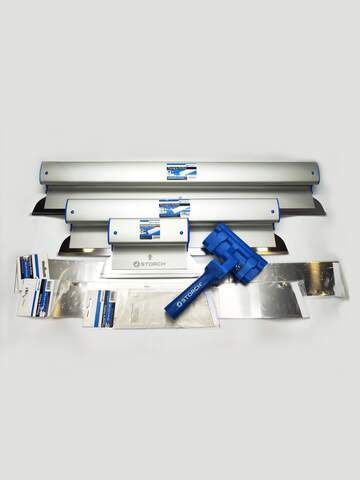 Набор серебристых шпателей Storch Flexogrip Alustar 326100 / Шторх