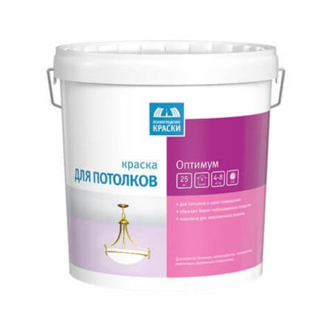 Краска для потолков Ленинградские Краски Оптимум