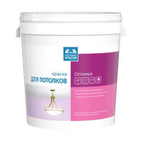 Краска для потолков Ленинградские Краски Оптимум