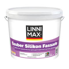 Краска силиконовая для минеральных фасадов Linnimax Sauber Silikon Fassade / Линнимакс Саубер