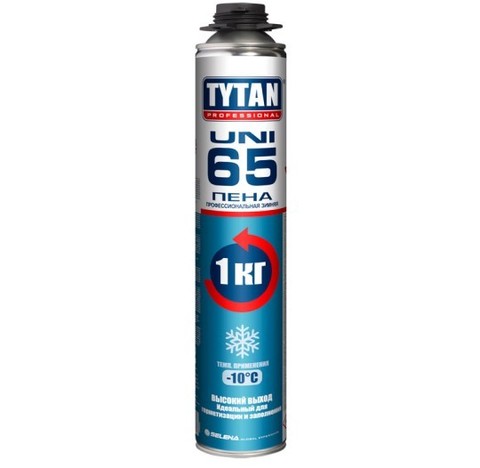 Пена монтажная профессиональная Tytan Professional 65 Uni / Титан Профессионал 65 Уни