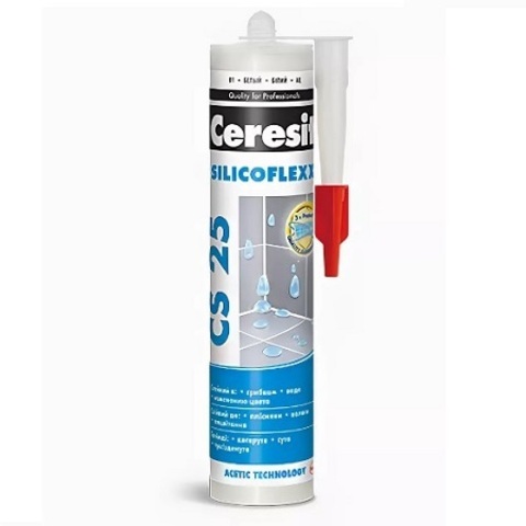 Затирка-герметик силиконовый Церезит CS 25
