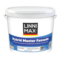 Краска фасадная усиленная силиконом Linnimax Hybrid Master Fassade / Линнимакс Гибрид Мастер