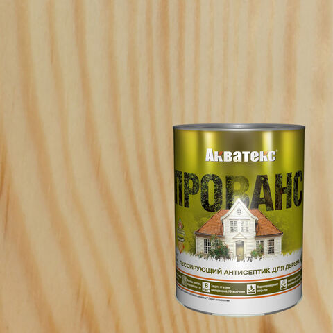 Лессирующий антисептик для дерева Акватекс Прованс