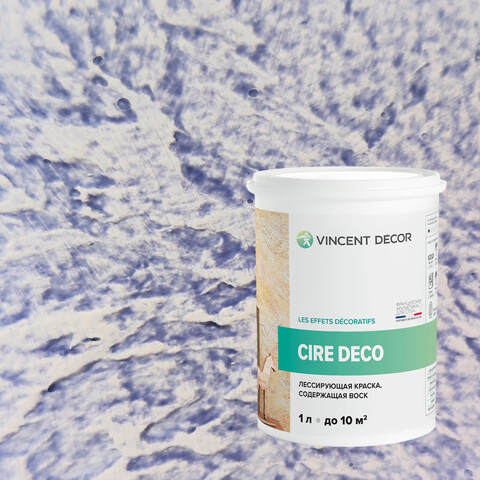 Краска декоративная лессирующая с воском Vincent Decor Cire Deco / Винсент Декор Сир Деко