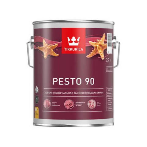 Эмаль интерьерная Tikkurila Pesto 90 / Тиккурила Песто 90 глянцевая