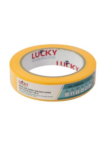Лента малярная золотистая UV 60 дней Lucky Washi / Лаки
