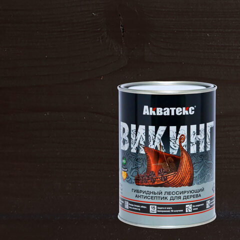Антисептик лессирующий гибридный для дерева Акватекс Викинг