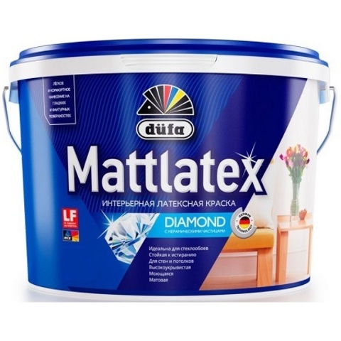 Краска латексная моющаяся Dufa Mattlatex / Дюфа Маттлатекс