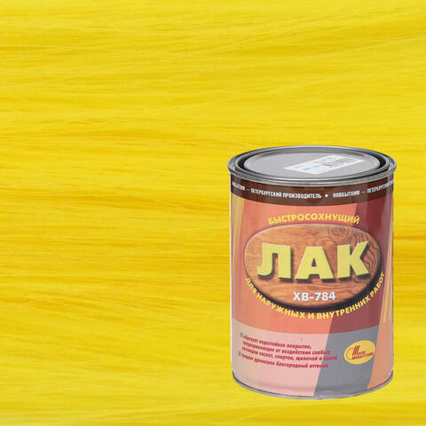 Лак для тонирования и защиты изделий из дерева Новбытхим ХВ-784
