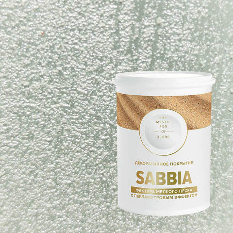 Декоративная штукатурка с эффектом перламутрового песка Vincent Decor Sabbia / Винсент Декор Саббия