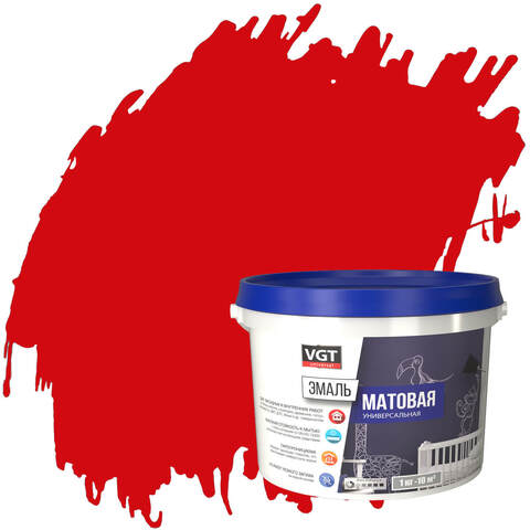Эмаль универсальная цветная матовая ВД-АК-1179 VGT / ВГТ