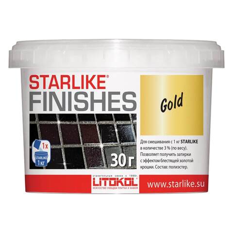 Декоративная добавка в затирку Litokol Starlike®Finishes / Литокол Старлайк Финиш
