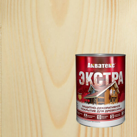 Защитно-декоративное покрытие для древесины Акватекс Экстра