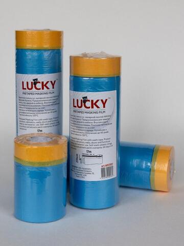 Пленка-маскер защитная с золотистой лентой Lucky Washi / Лаки