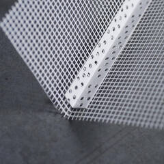 Профиль угловой ПВХ 10*15 с армирующей сеткой Isomax / Изомакс