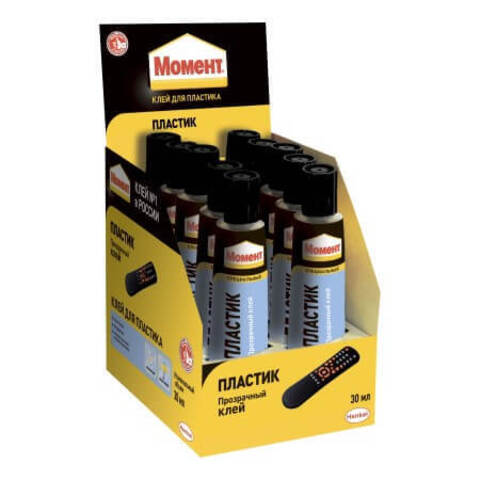 Клей специальный прозрачный Момент Пластик