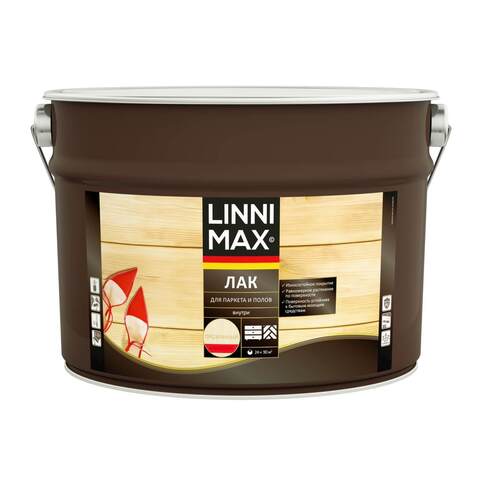 Лак для паркета и полов алкидно-уретановый Linnimax / Линнимакс