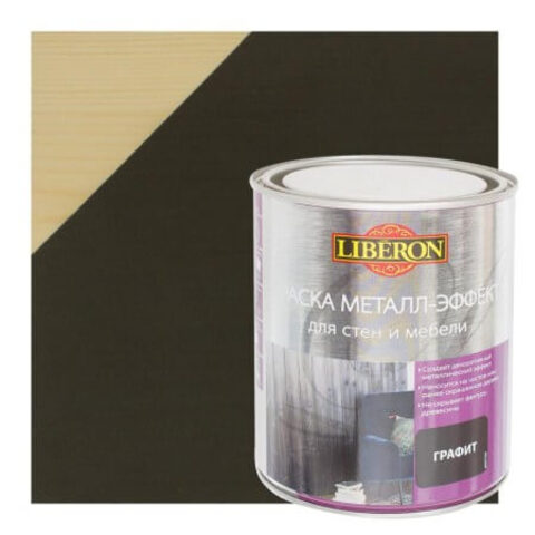 Краска для деревянных стен и мебели Liberon Металл-Эффект / Либерон