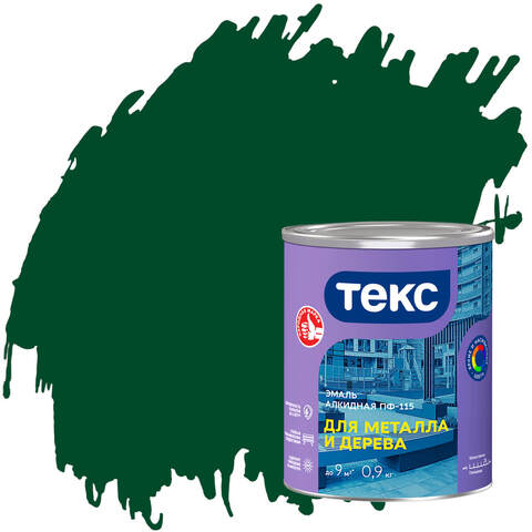 Эмаль алкидная ПФ-115 для дерева и металла Текс