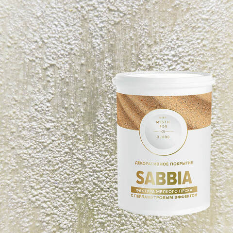 Декоративная штукатурка с эффектом перламутрового песка Vincent Decor Sabbia / Винсент Декор Саббия