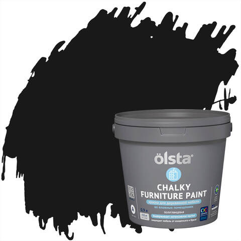 Краска для деревянной мебели кухонь и ванных Olsta Chalky Furniture Paint / Ольста