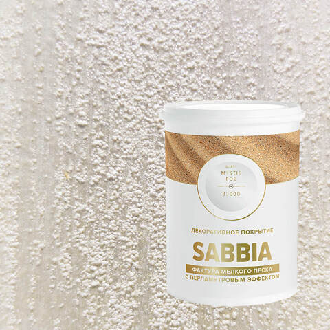 Декоративная штукатурка с эффектом перламутрового песка Vincent Decor Sabbia / Винсент Декор Саббия