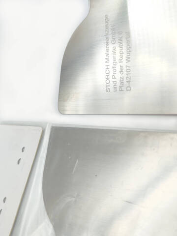 Шпатель с 2 лезвиями 0,3+0,5 Storch Flexogrip Alustar / Шторх