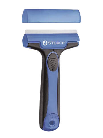 Скребок со сменными лезвиями для стекла 2к ручка Storch Glasschaber / Шторх