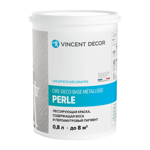 Краска декоративная лессирующая с воском Vincent Decor Cire Deco / Винсент Декор Сир Деко