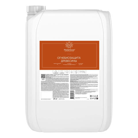 Огнебиозащитный состав для древесины сухой MasterGood ОЗС 21 / МастерГуд