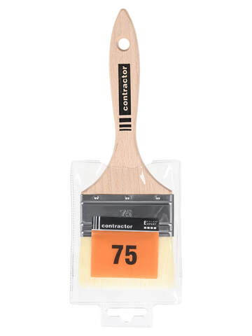 Кисть плоская Contractor 8191 синтетическая щетина / Контрактор