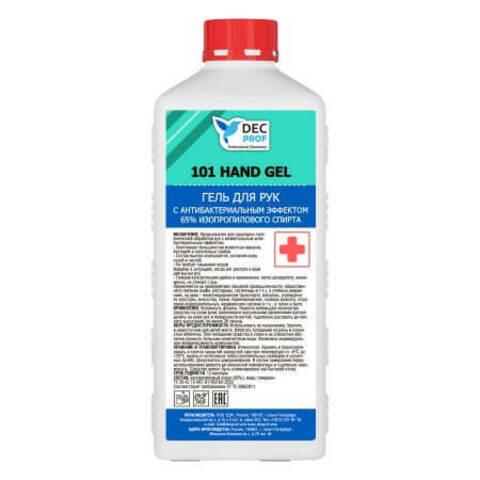Гель для рук с антибактериальным эффектом DEC PROF 101 Hand Gel / ДЭК Проф