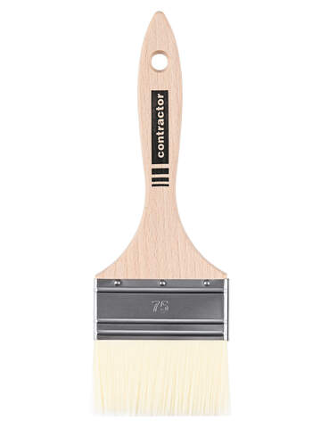 Кисть плоская Contractor 8191 синтетическая щетина / Контрактор