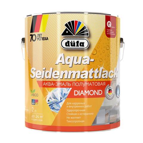 Эмаль на водной основе универсальная Dufa Aqua-Seidenmattlack / Дюфа Аква Сайденматтлак