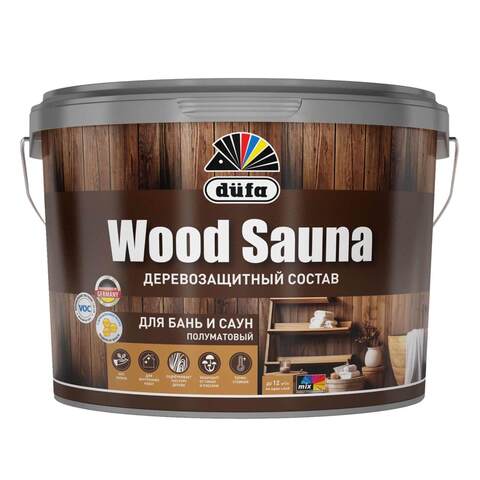 Деревозащитный состав для бань и саун Dufa Wood Sauna / Дюфа Вуд Сауна