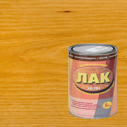 Лак для тонирования и защиты изделий из дерева Новбытхим ХВ-784