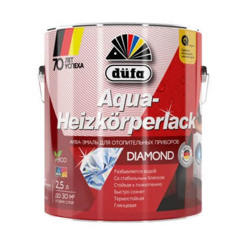 Аква эмаль для отопительных приборов Dufa Aqua-Heizkorperlack / Дюфа Аква Хейцкоперлак