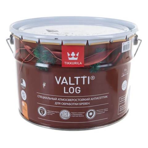 Антисептик для бревен Tikkurila Valtti Log / Тиккурила Валтти Лог