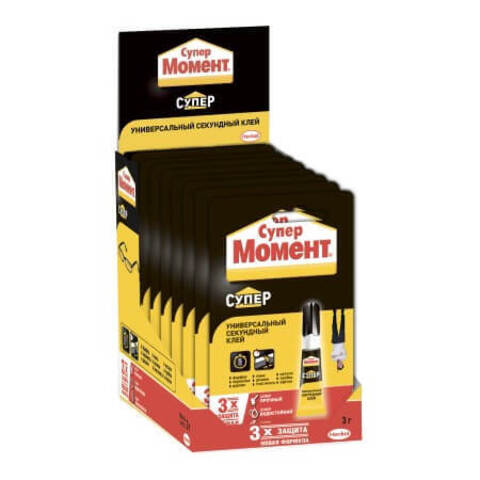 Клей универсальный секундный Супер Момент