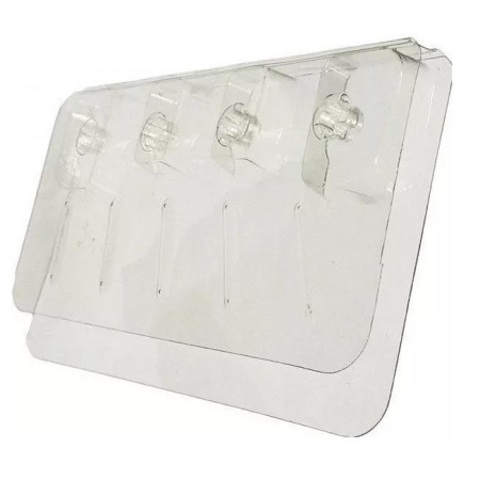 Шпатель с двойной лопаткой для декоративных штукатурок Boldrini / Болдрини