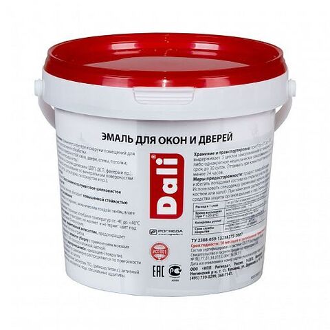 Эмаль для окон и дверей Dali / Дали