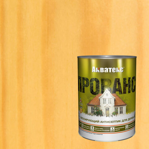 Лессирующий антисептик для дерева Акватекс Прованс