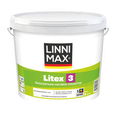 Краска латексная интерьерная стойкая к мытью Linnimax Litex 3 / Линнимакс Литекс 3