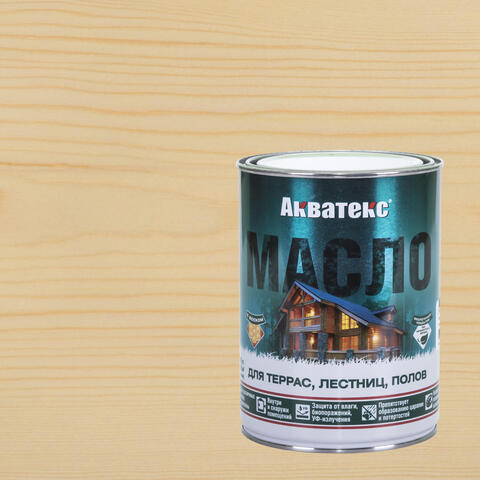 Масло для террас, лестниц и полов Акватекс