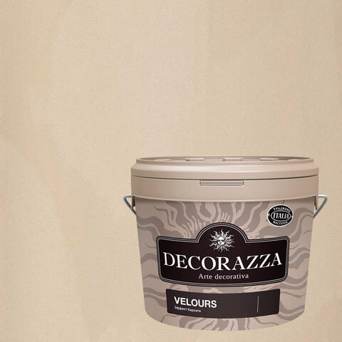 Декоративная штукатурка с эффектом мягкого нежного бархата Decorazza Velours / Декорацца Велюр