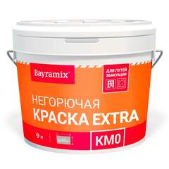 Краска интерьерная негорючая КМ 0 Bayramix Extra / Байрамикс Экстра