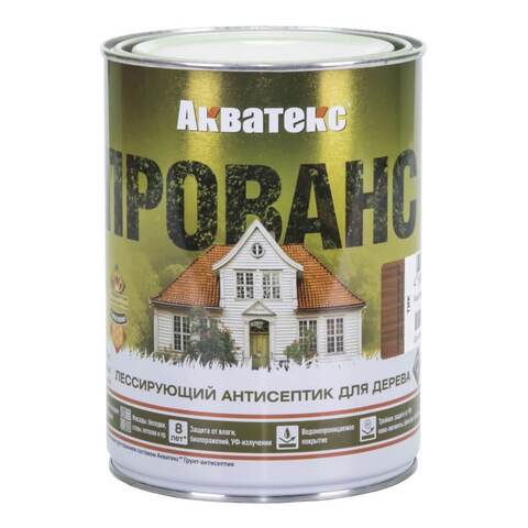 Лессирующий антисептик для дерева Акватекс Прованс