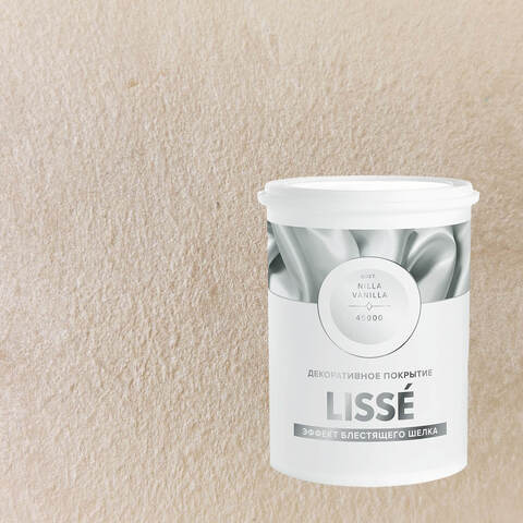 Декоративная штукатурка с эффектом блестящего шелка Vincent Decor Lisse / Винсент Декор Лиссе