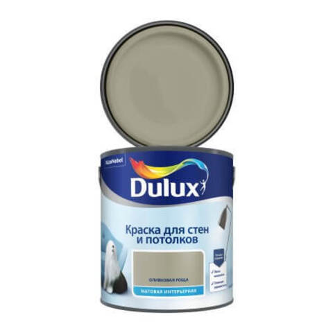 Краска интерьерная для стен и потолков матовая Dulux / Дюлакс